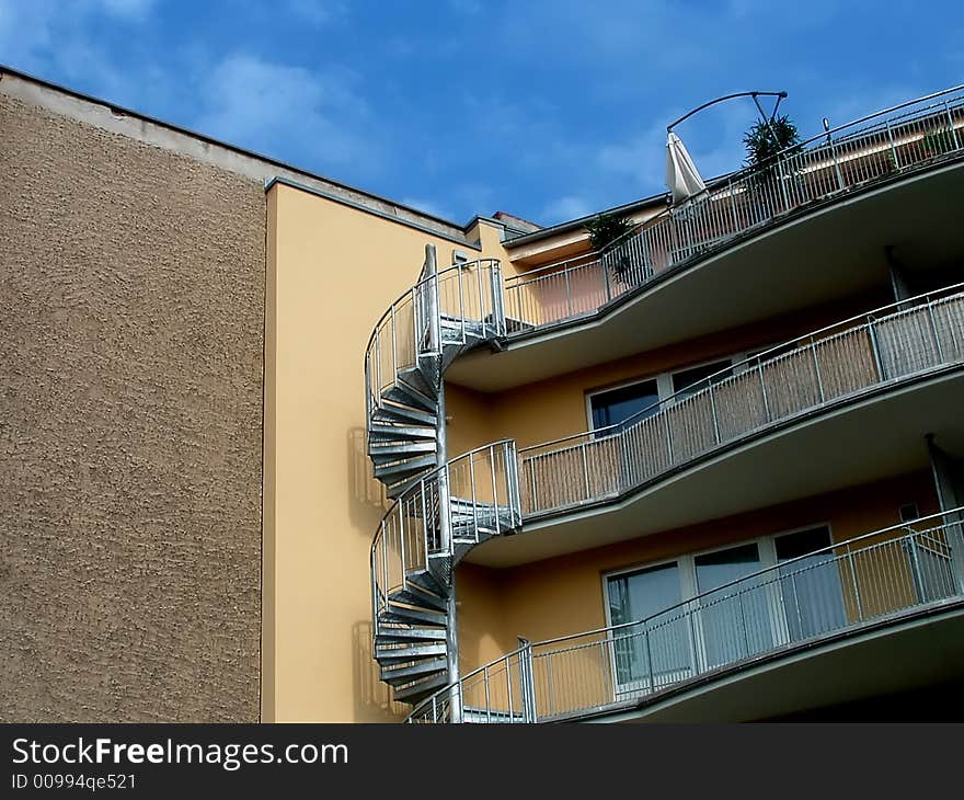 An image of a building, taken in Berlin, Germany in 2005. An image of a building, taken in Berlin, Germany in 2005