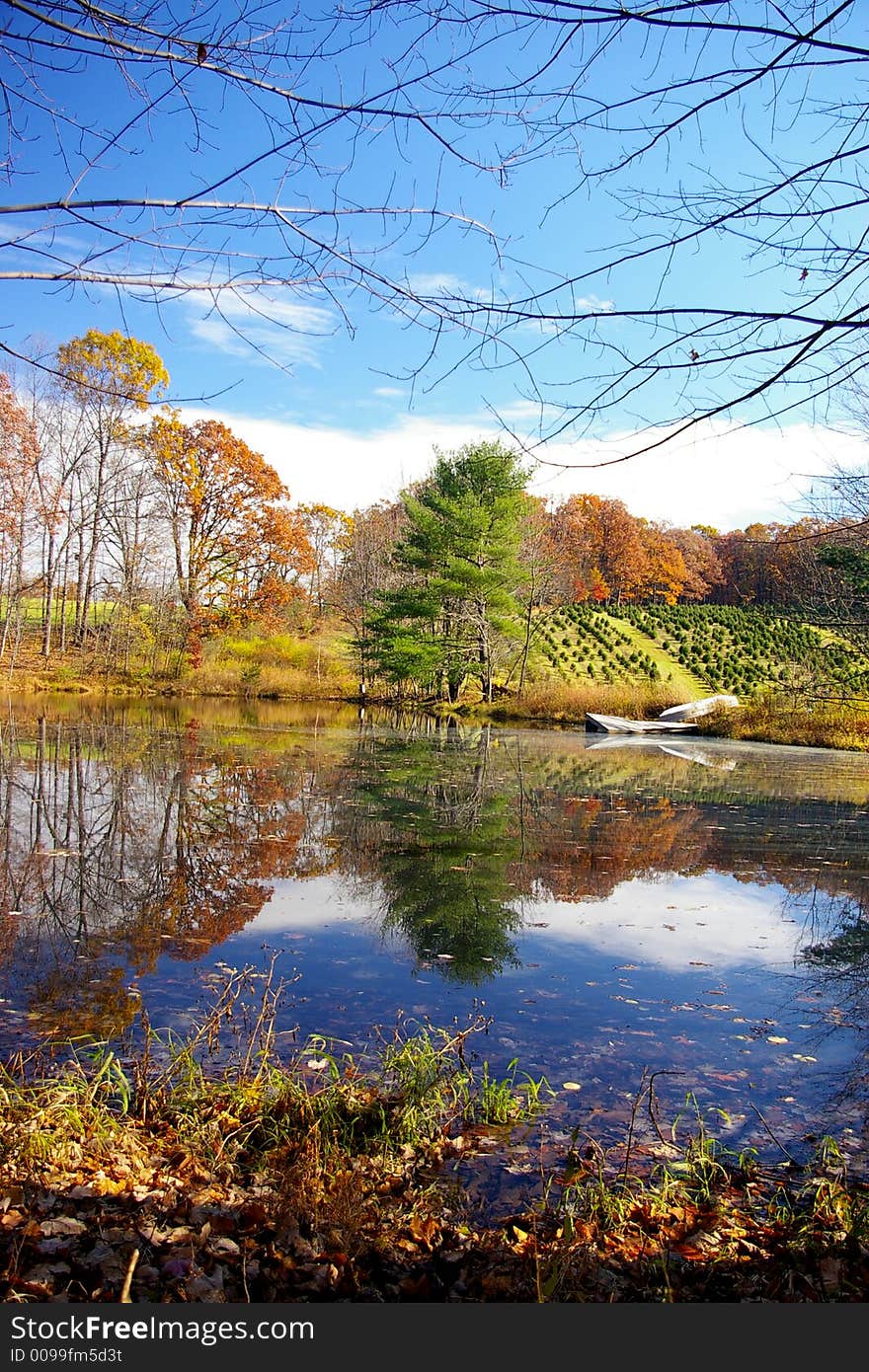 Farm ponds can be found throughout Pennsylvania.