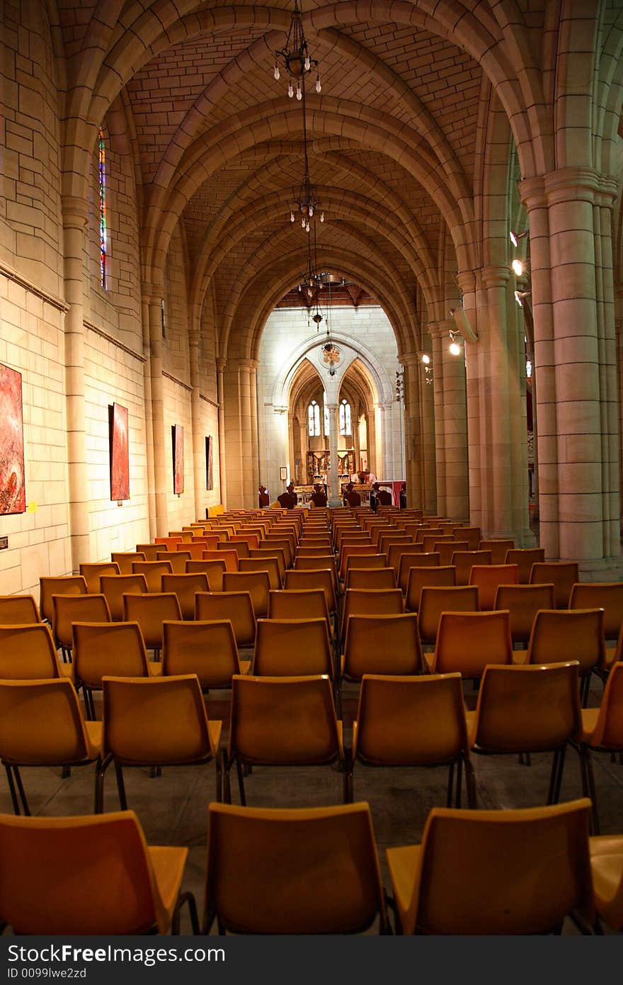 Architecture of Church and chairs at Brisbane, australia. Architecture of Church and chairs at Brisbane, australia