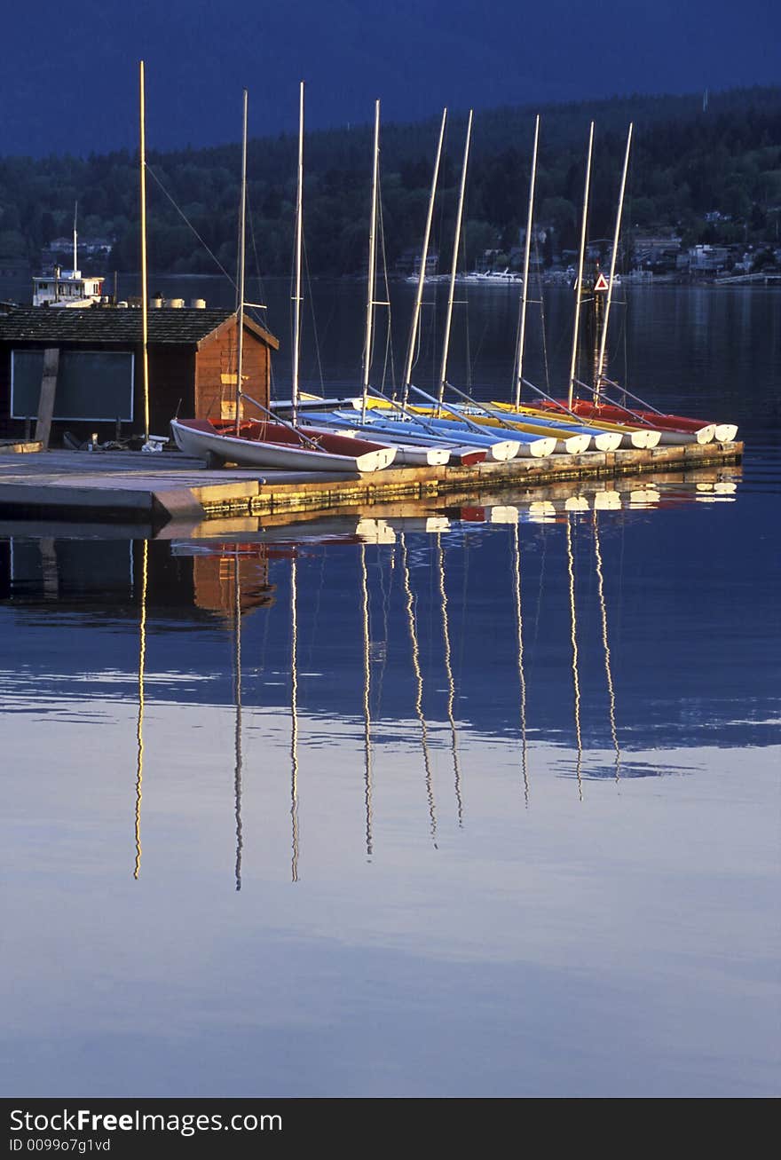 Early morning boats