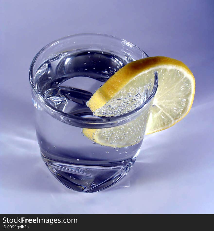 Water and lemon