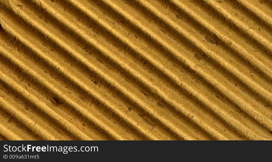 Old corrugated paper board