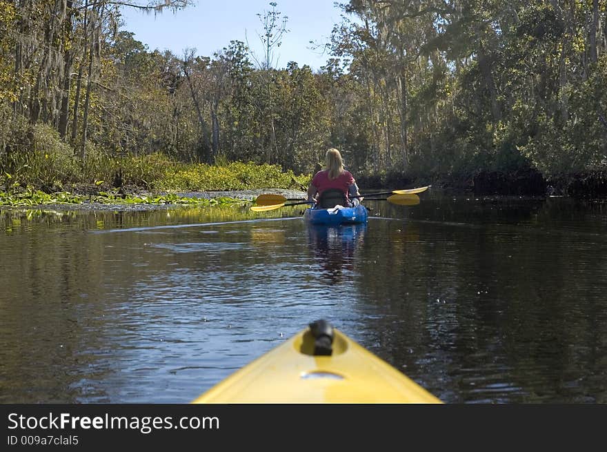 Kayaking The Creek