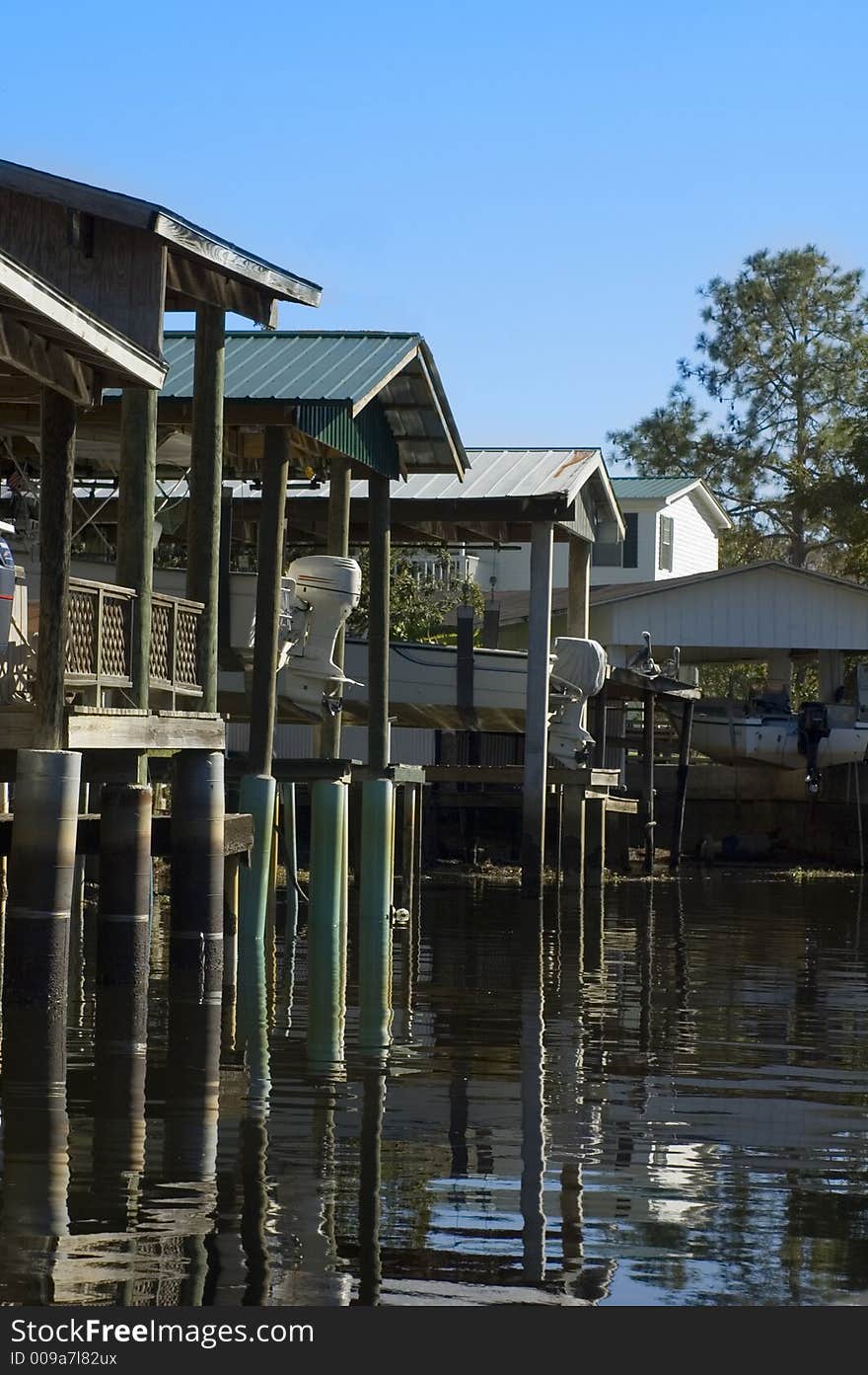 Boat Houses on Canal