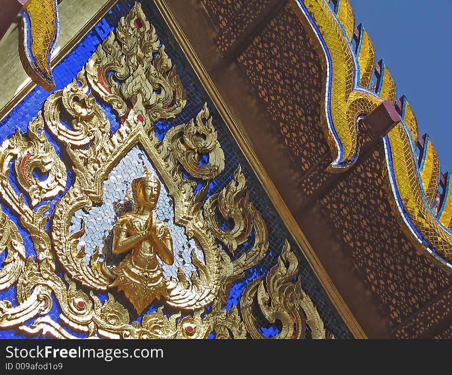 Detail of a temple in Bangkok