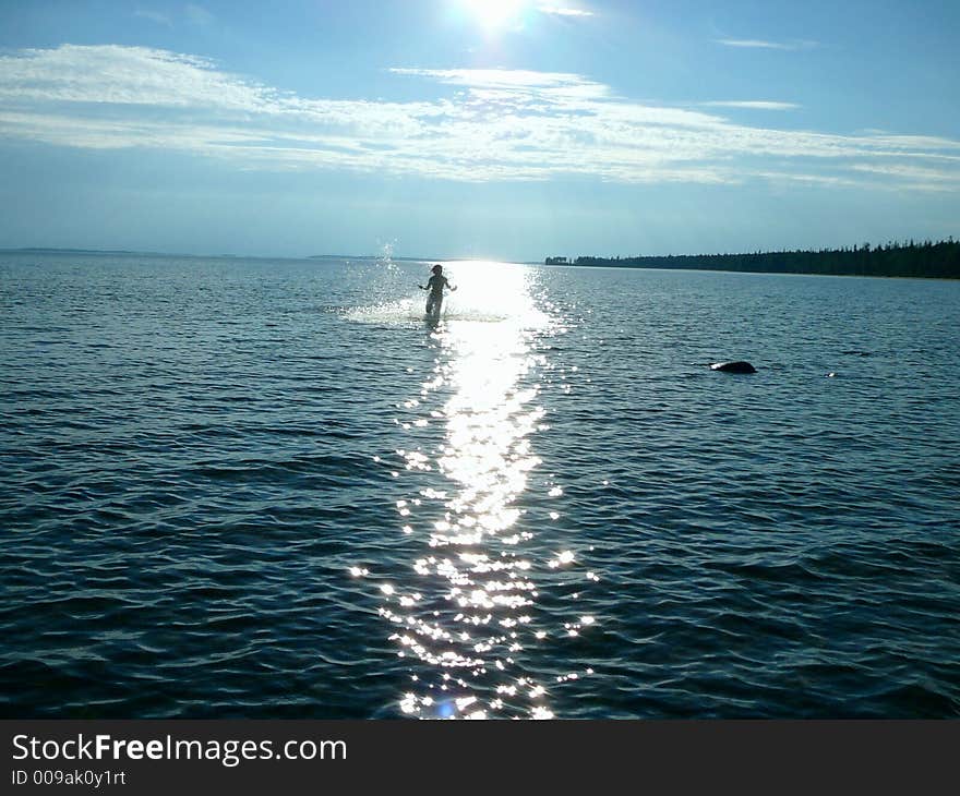 Running on the waves