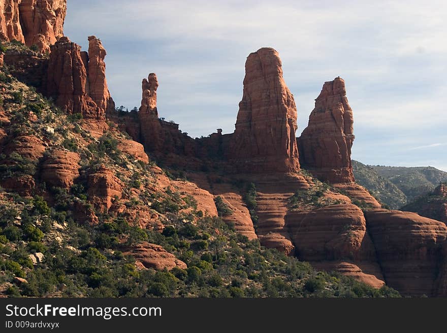 Rock Formation outside of Sedona, AZ