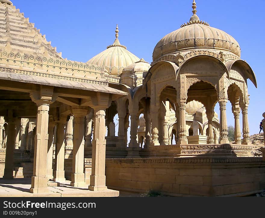 Tombs in the middle of the desert