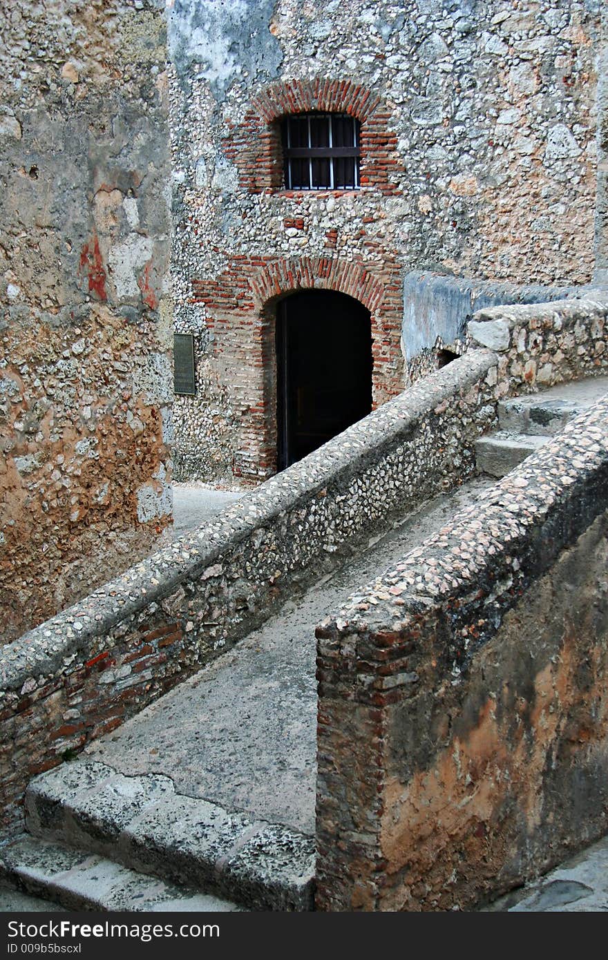 Part of old castle, includes old architecture