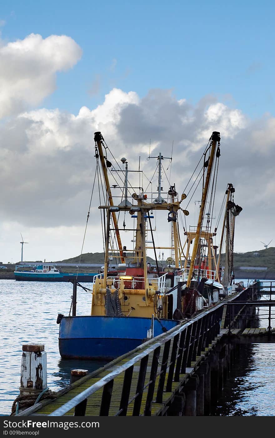 Fishing ships