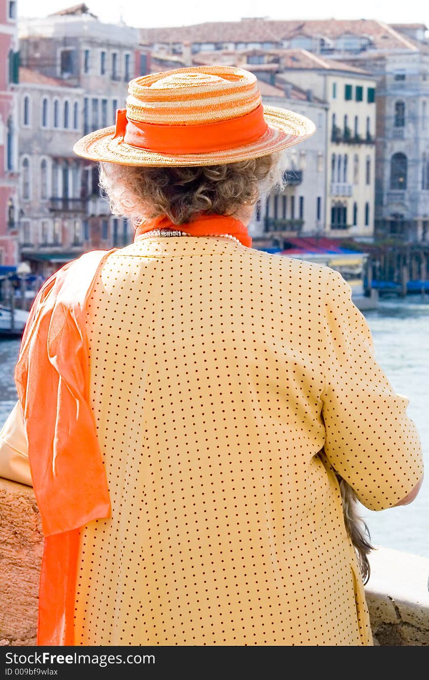 Colorful tourist venice