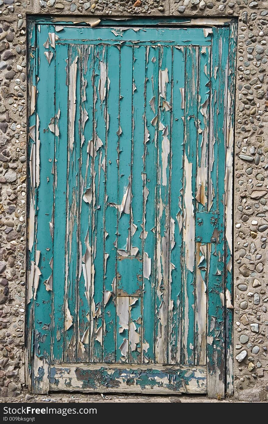 Peeling paint