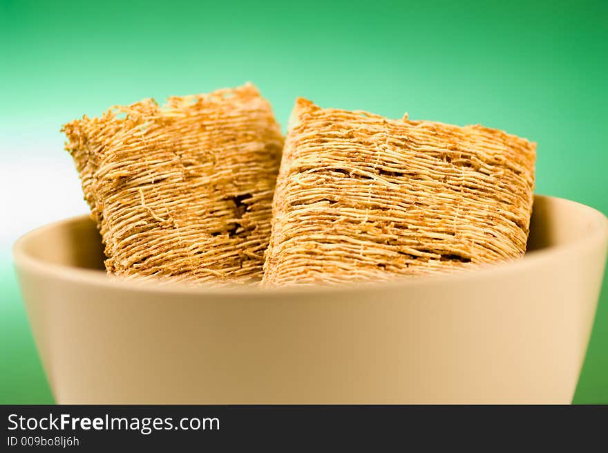 Wheat biscuit breakfast