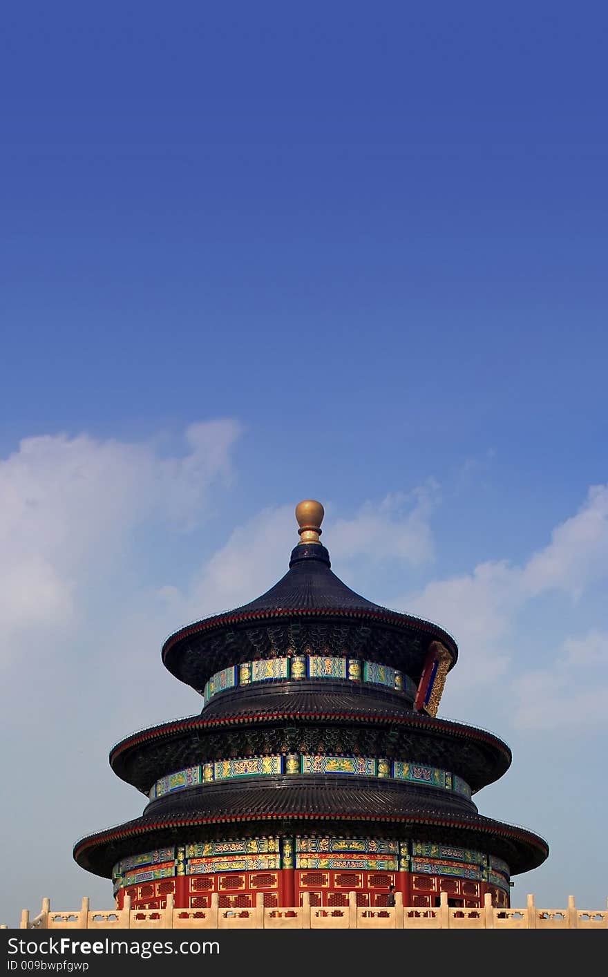 Temple of Heaven at Beijing city, China.