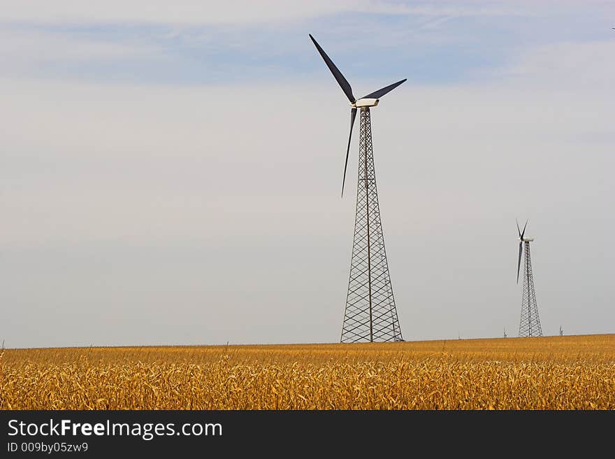 Wind Generators and Prairie