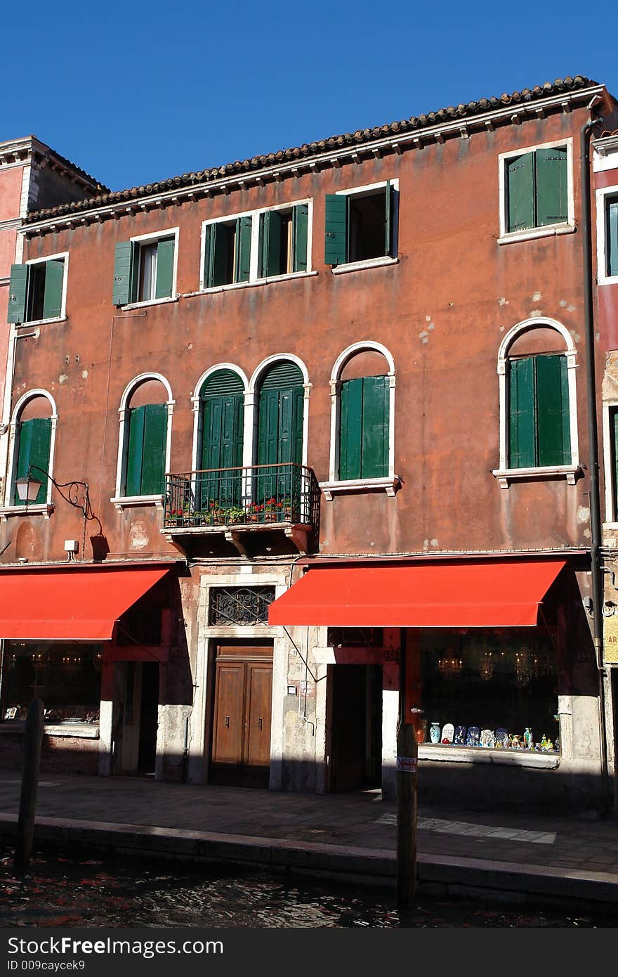 House on Murano island