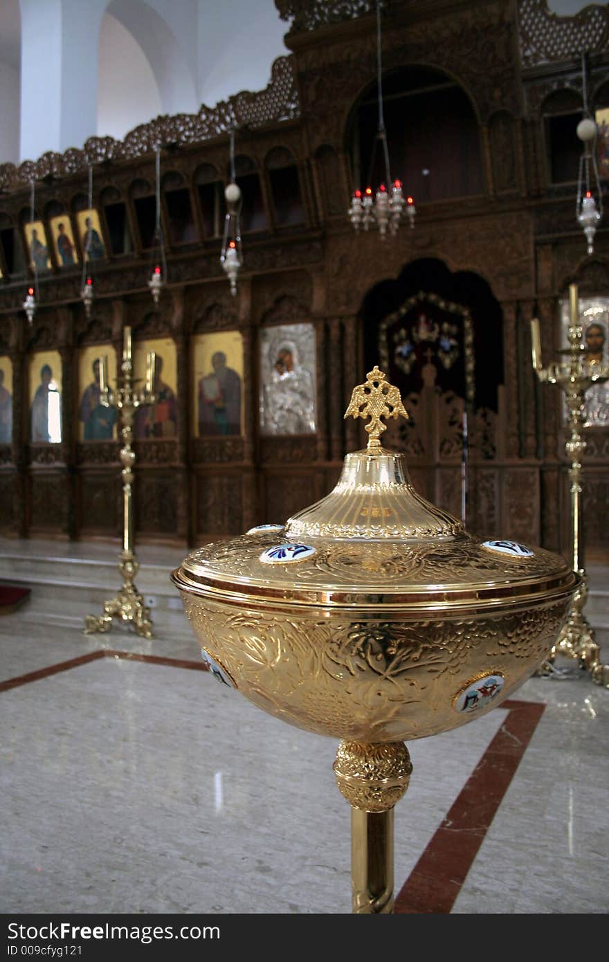 Temple of an orthodox church in Cyprus. Temple of an orthodox church in Cyprus