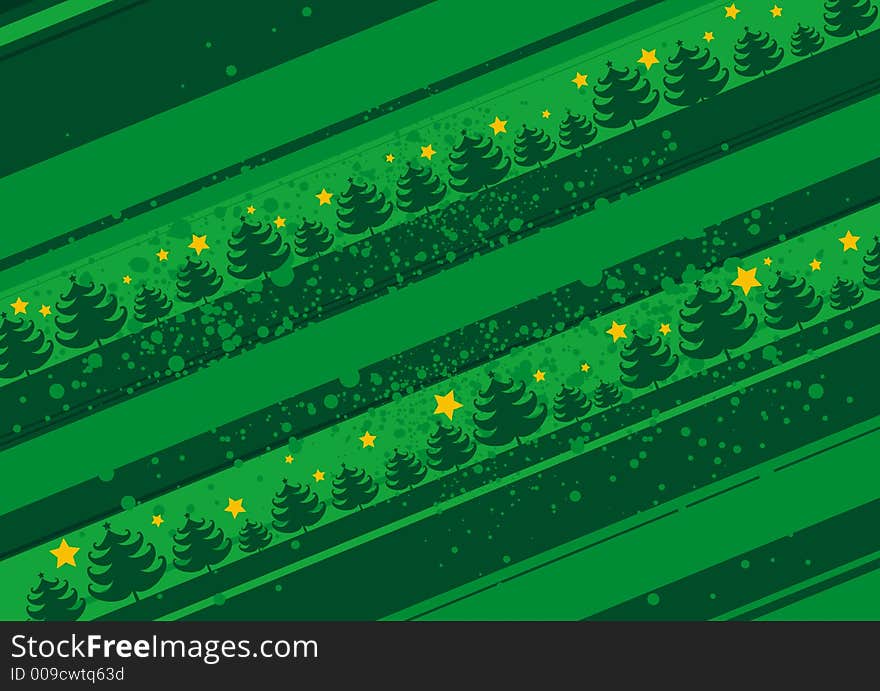 Christmas / New Year background illustration