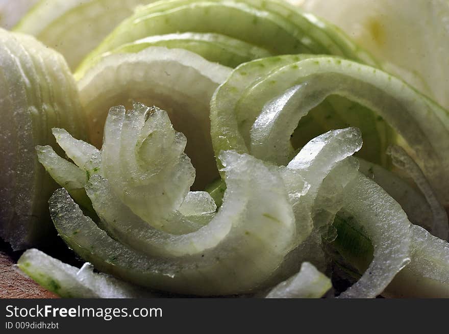 Sliced Onion close-up