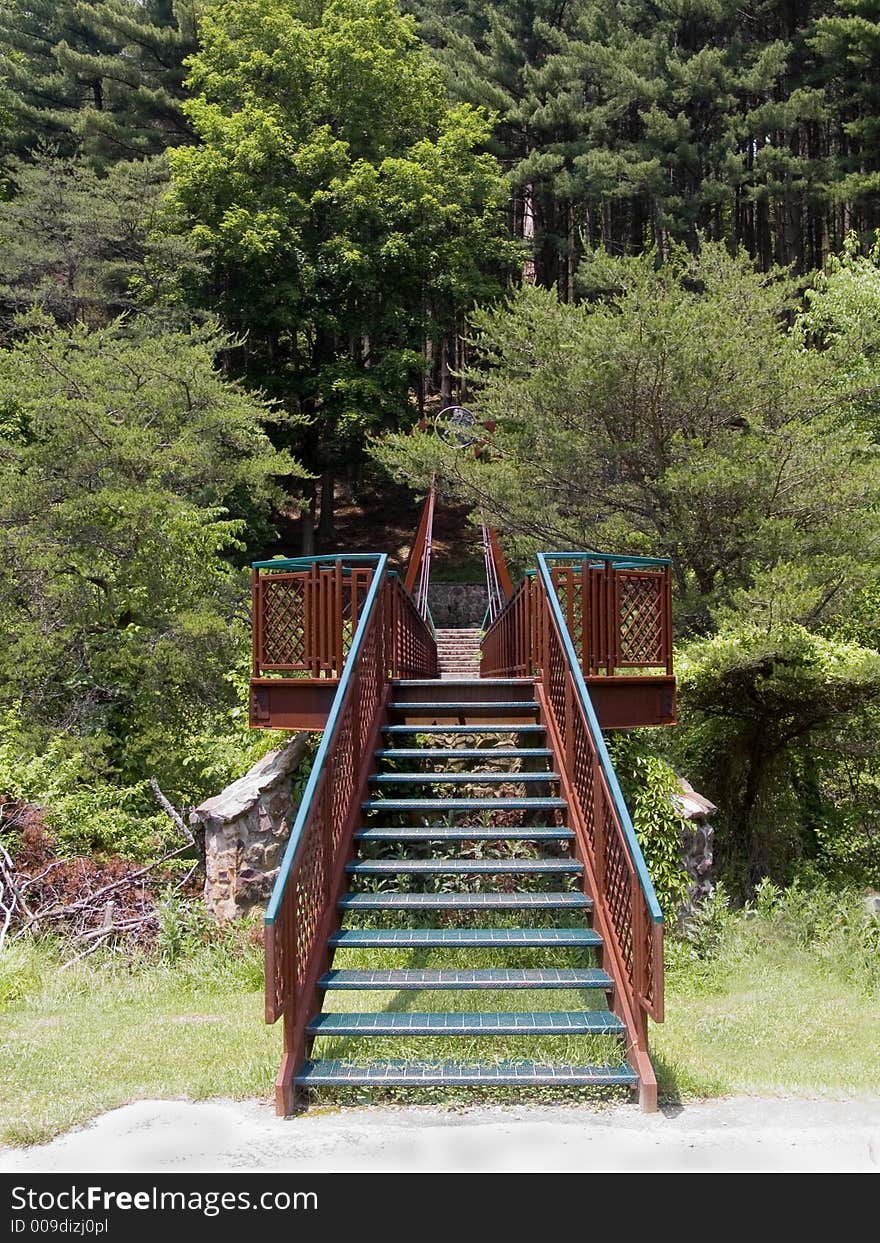 Stairs to the Woods