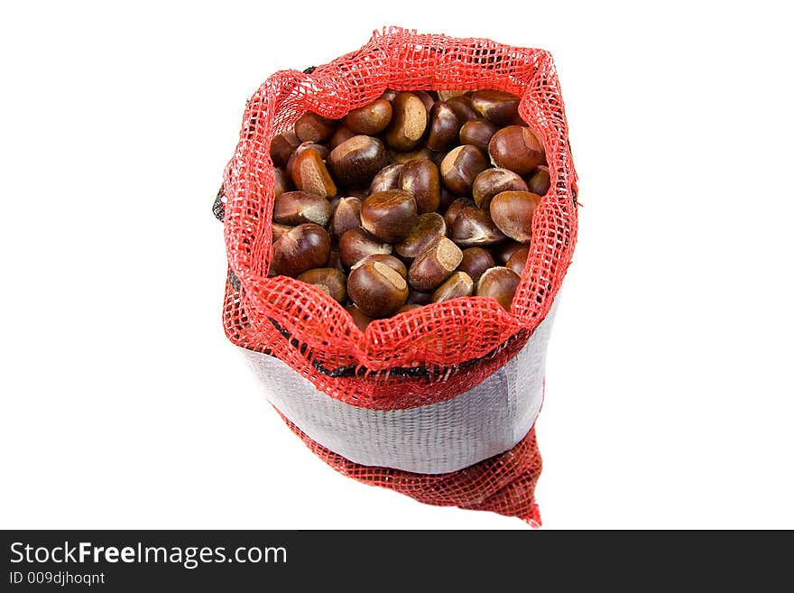 Chestnuts in a bag