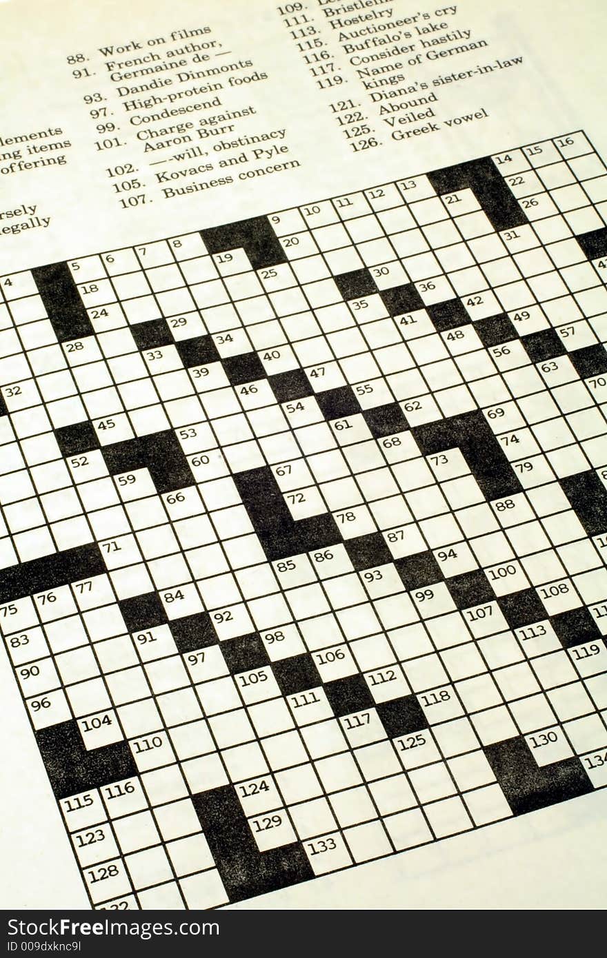 Crossword Puzzle