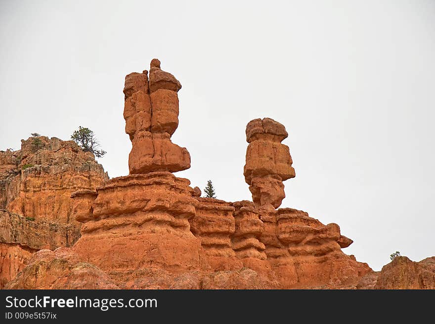 Amphitheater - Bryce Canyon National Park, Utah, USA. Amphitheater - Bryce Canyon National Park, Utah, USA