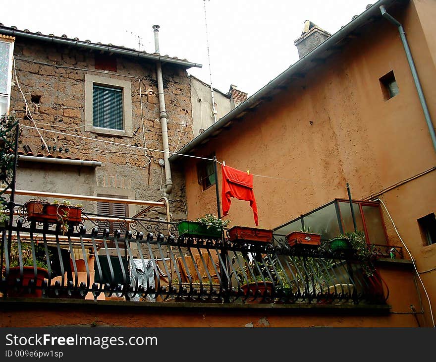 Old Roman Rustic Buildings