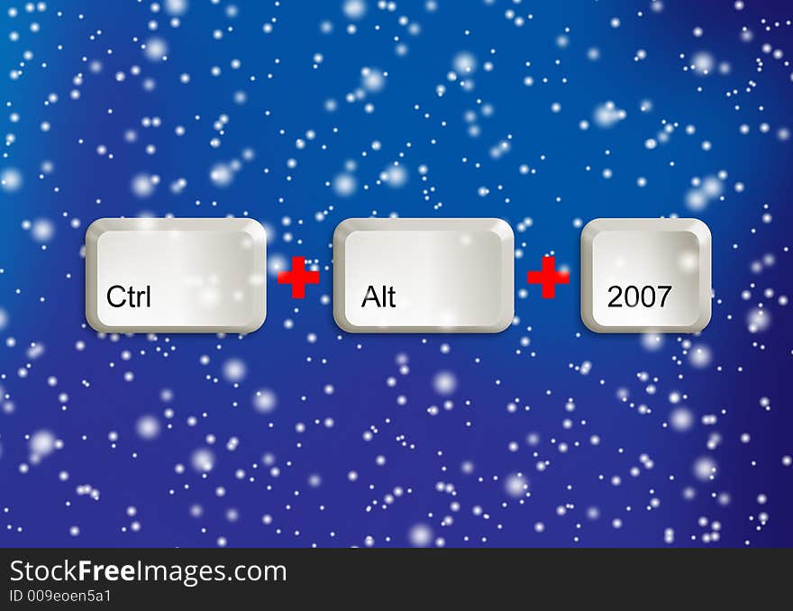 Ctrl alt del metaphor for 2007. restart for a new year