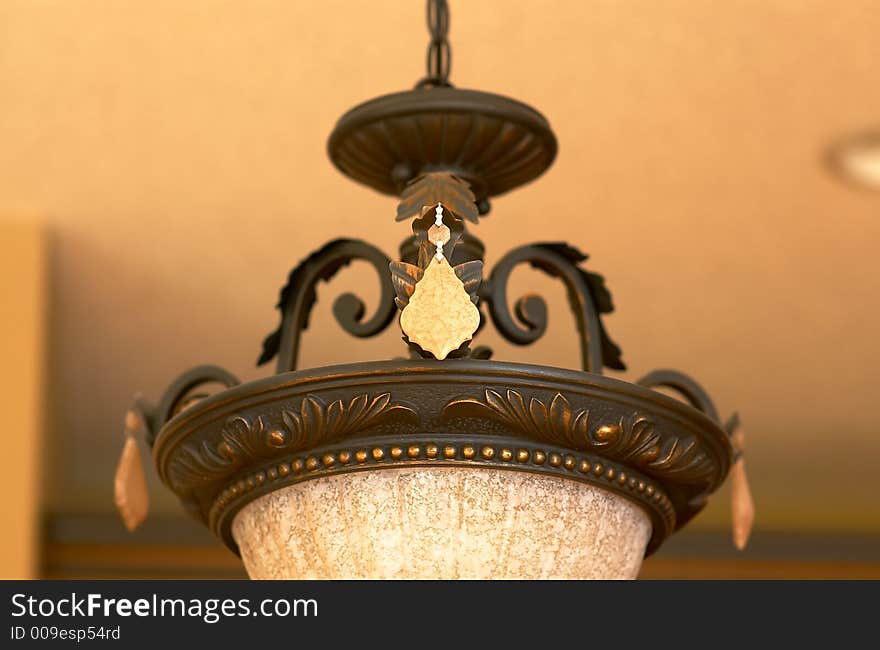 Decoration On A Chandelier.