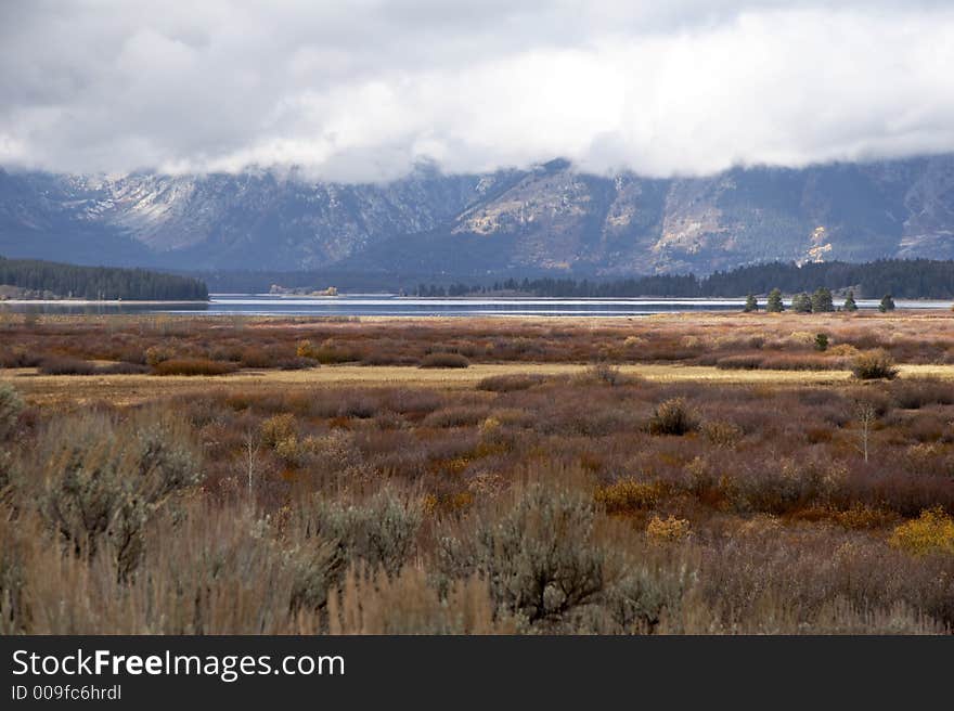 Beautiful landscape in Grand Teton National Park, Wyoming, USA