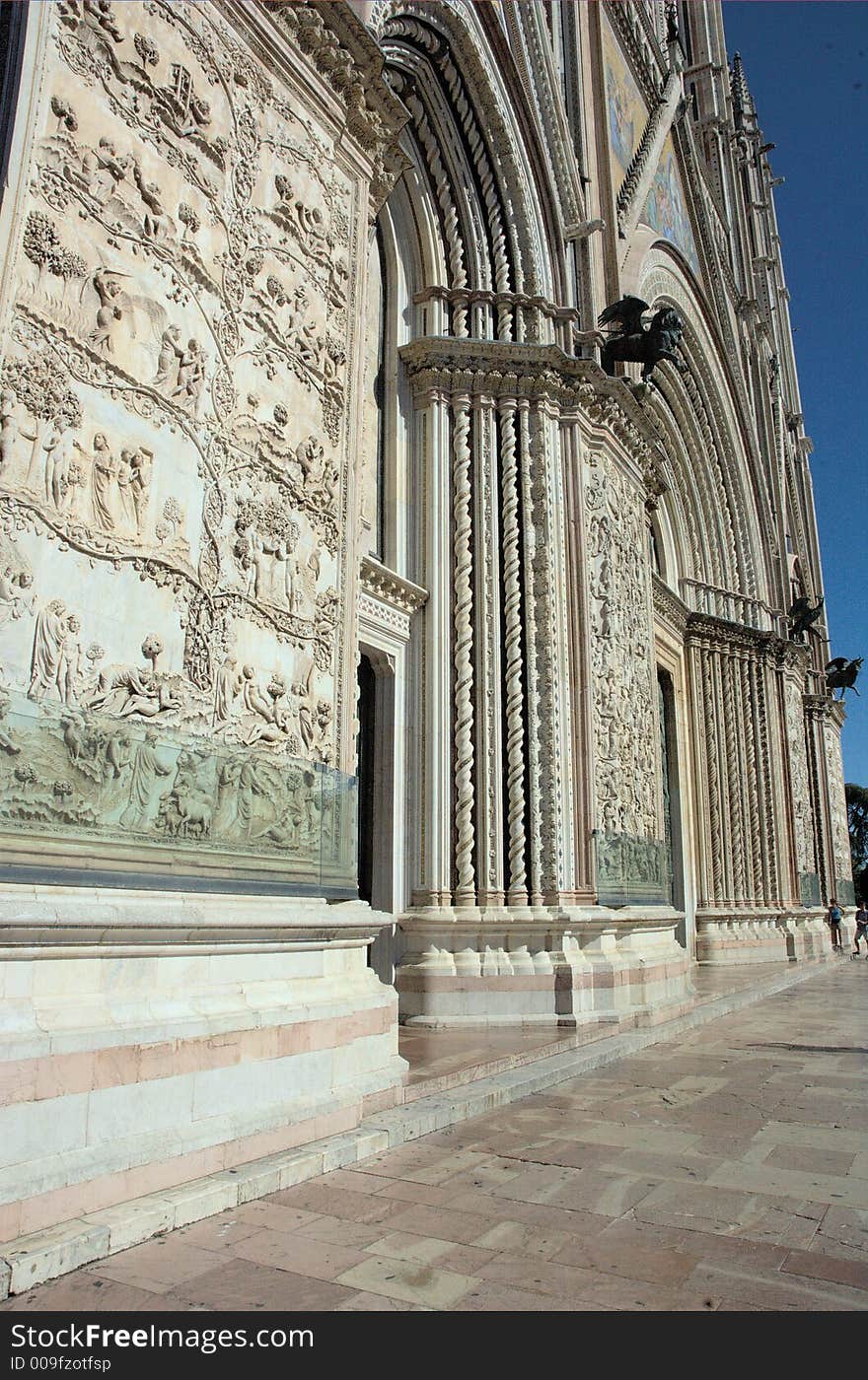 Palazzo del Popolo people palace in Orvieto - Umbria