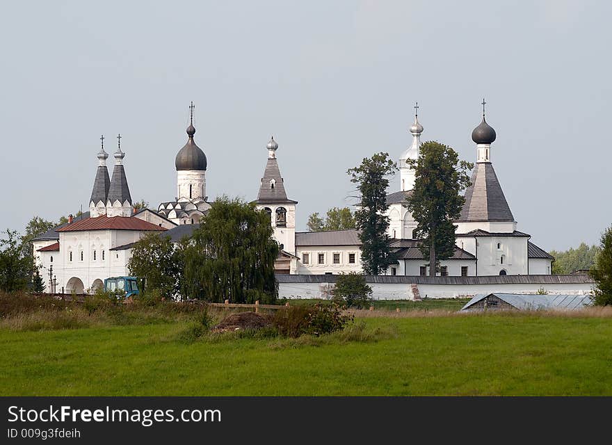Little monastery in Ferapontovo, Russia