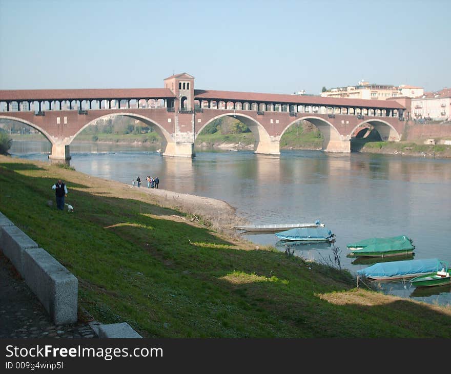 Pavia, ancient bridge