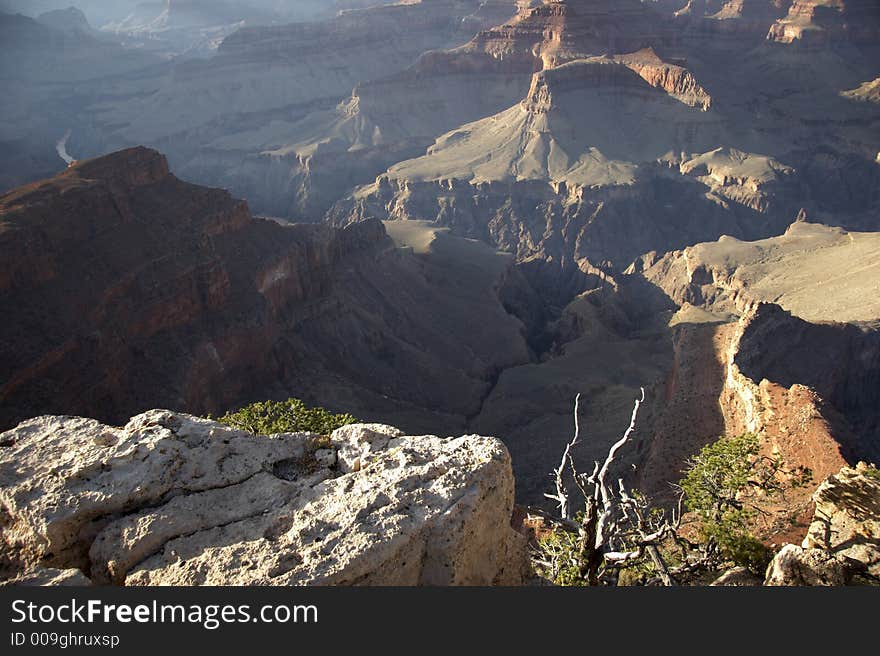 Grand Canyon view from Hopi Point - landscape format. Grand Canyon view from Hopi Point - landscape format