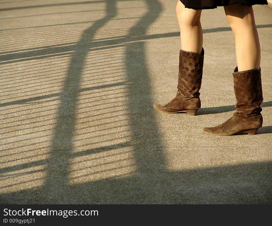 Girl standing