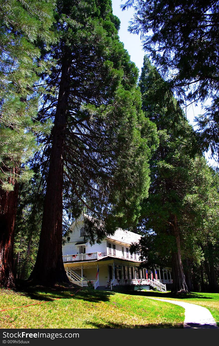 Wawona Hotel is one of the oldest mountain resort hotels in California and is a National Historic Landmark. The hotel was built in 1879 to serve tourists visiting the Mariposa Grove. Its verdant meadows, rushing streams, and tranquility make this a favorite of those who prefer a relaxed environment and the gracious charm of a bygone era. Wawona Hotel is one of the oldest mountain resort hotels in California and is a National Historic Landmark. The hotel was built in 1879 to serve tourists visiting the Mariposa Grove. Its verdant meadows, rushing streams, and tranquility make this a favorite of those who prefer a relaxed environment and the gracious charm of a bygone era