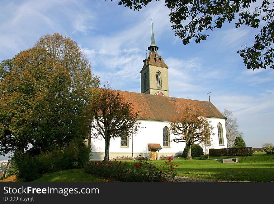 Old Church and Bell Tower. Old Church and Bell Tower