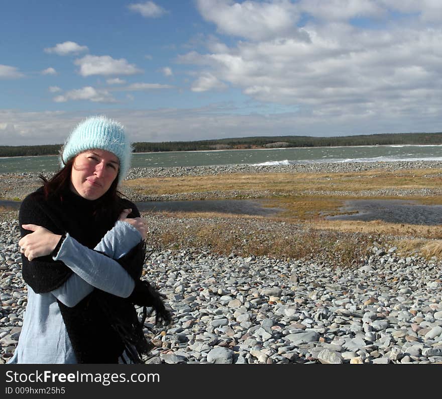 Woman In A Woollen Hat