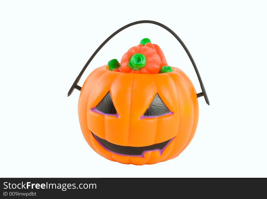 Mini Pumpkin Bucket Filled