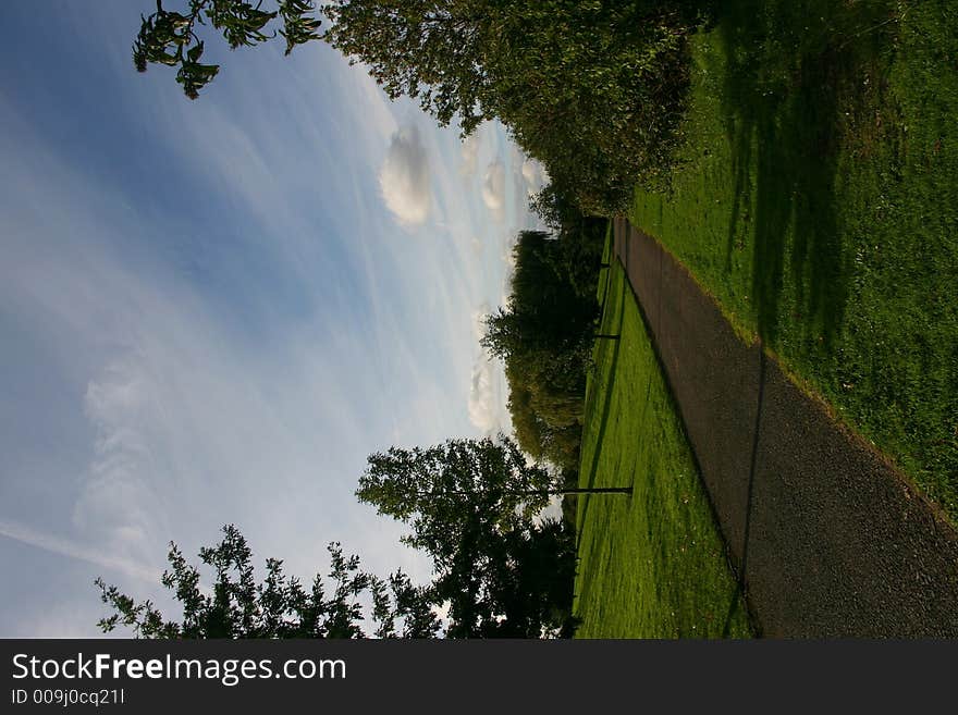 Beckton Park In Autumn