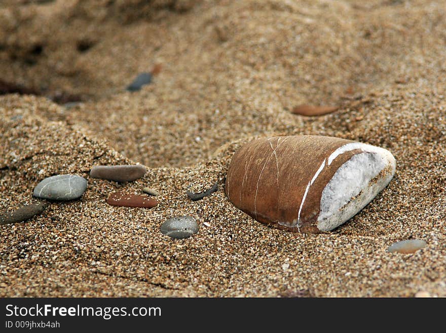 Stone On A Sand