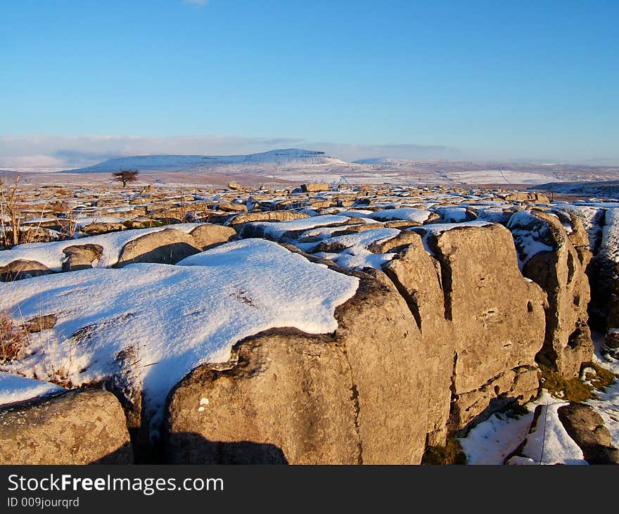 Landscape in yorkshire Dales