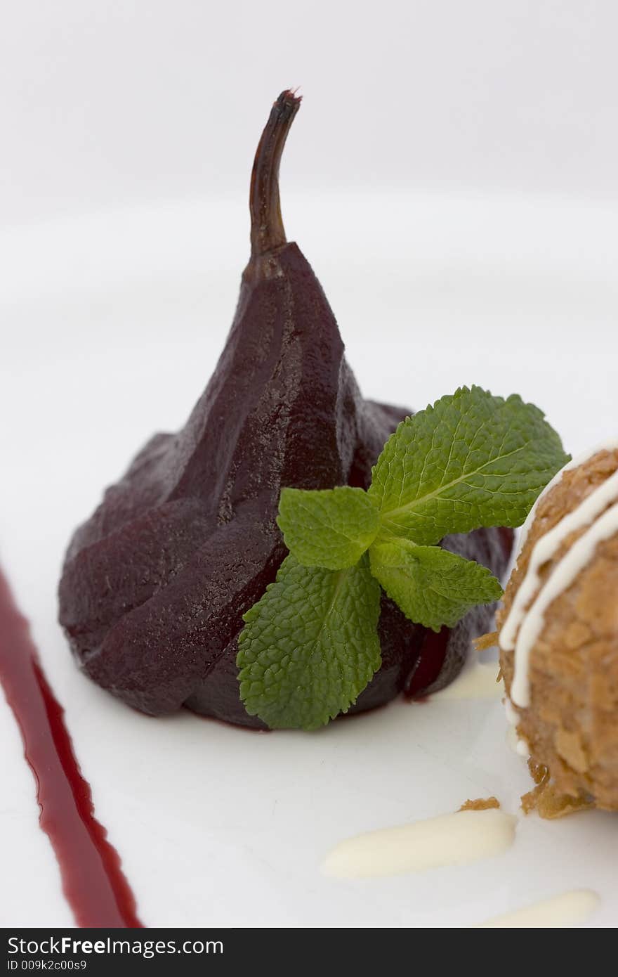 Poached Pear