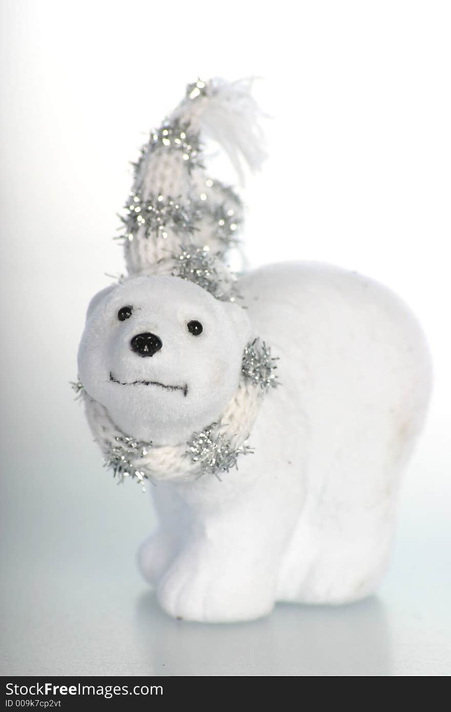 Cute ice-bear ornament