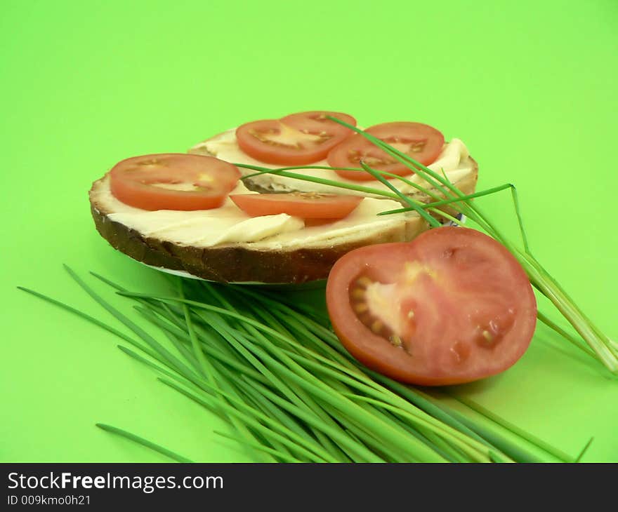 Sandwich -tomato+bread+cheese=lunch