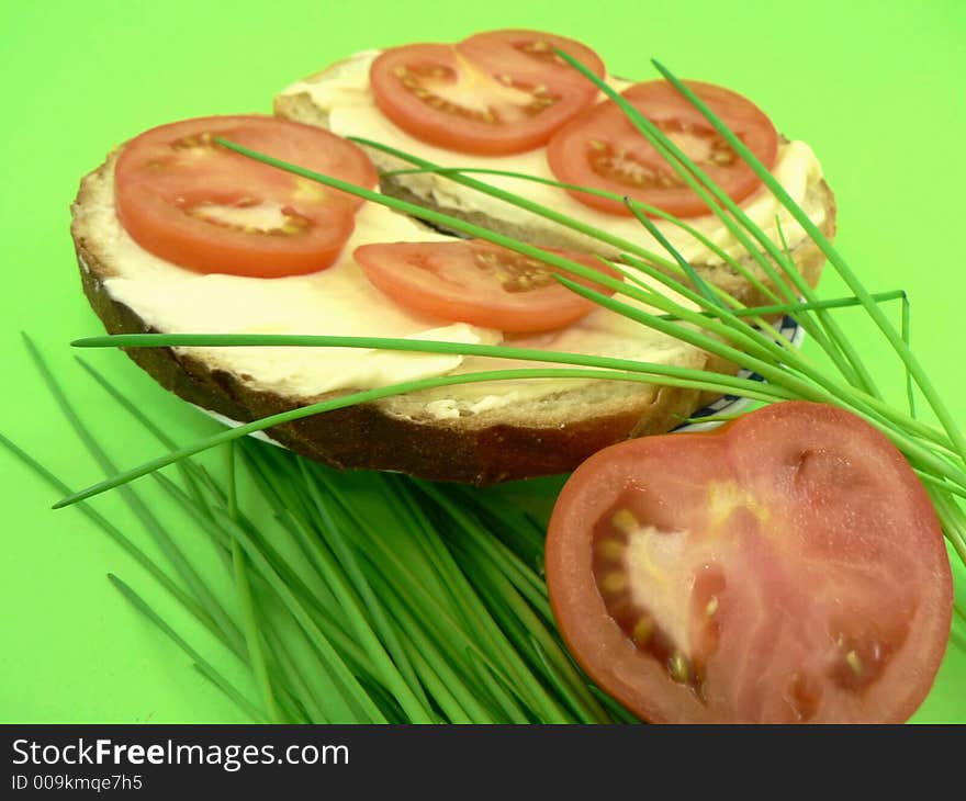 Sandwich -tomato+bread+cheese=lunch