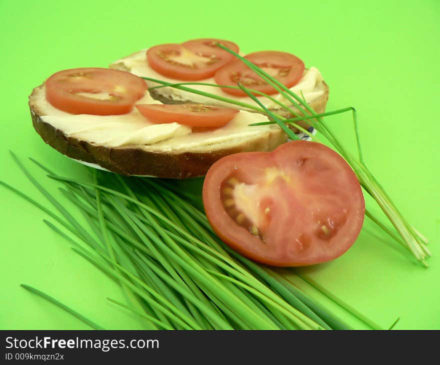 Sandwich -tomato+bread+cheese=lunch