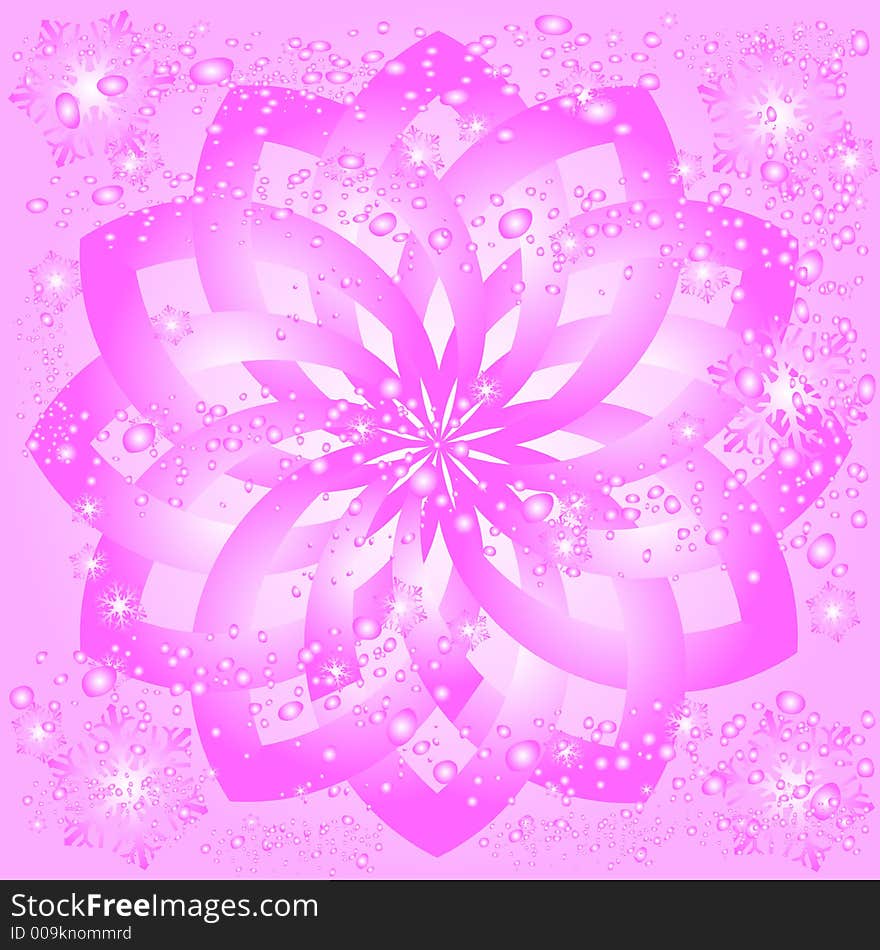 Ice Pink Rosette