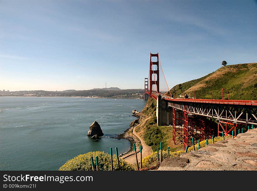 Looking back from carpark towards Sanfrancisco. Looking back from carpark towards Sanfrancisco